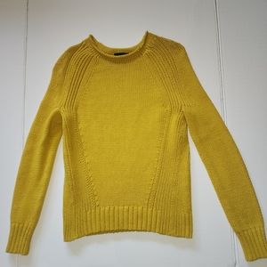 J Crew Women's XXS Rollneck sweater Mustard/ Gold